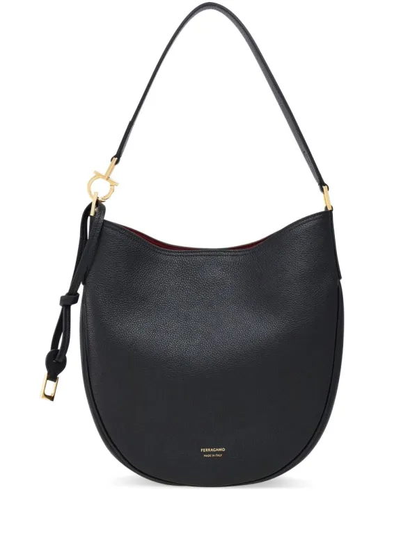 Leather Medium Hobo Bag made by Salvatore Ferragamo