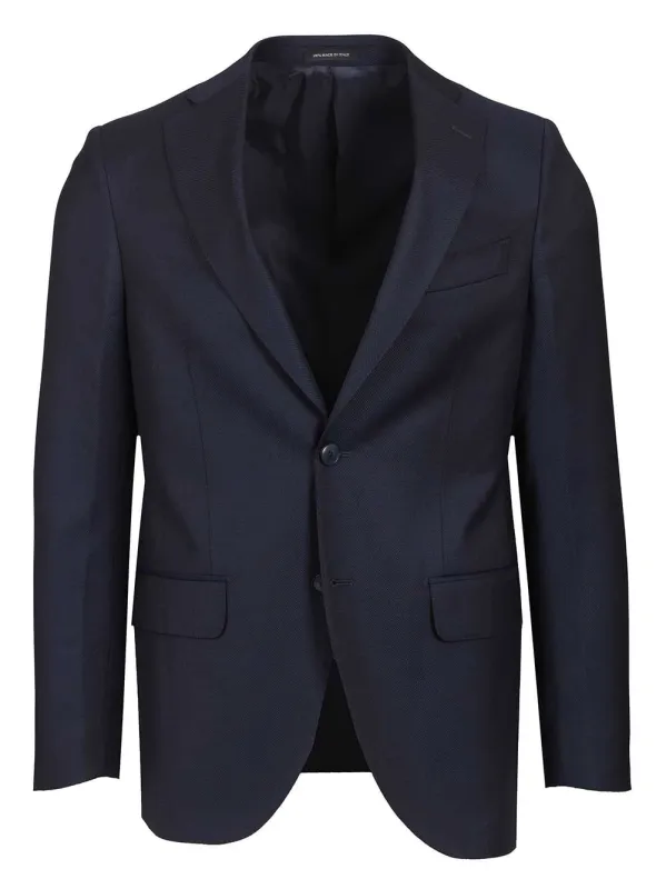 Wool Blazer Jackets Blue made by Wanan Luxury