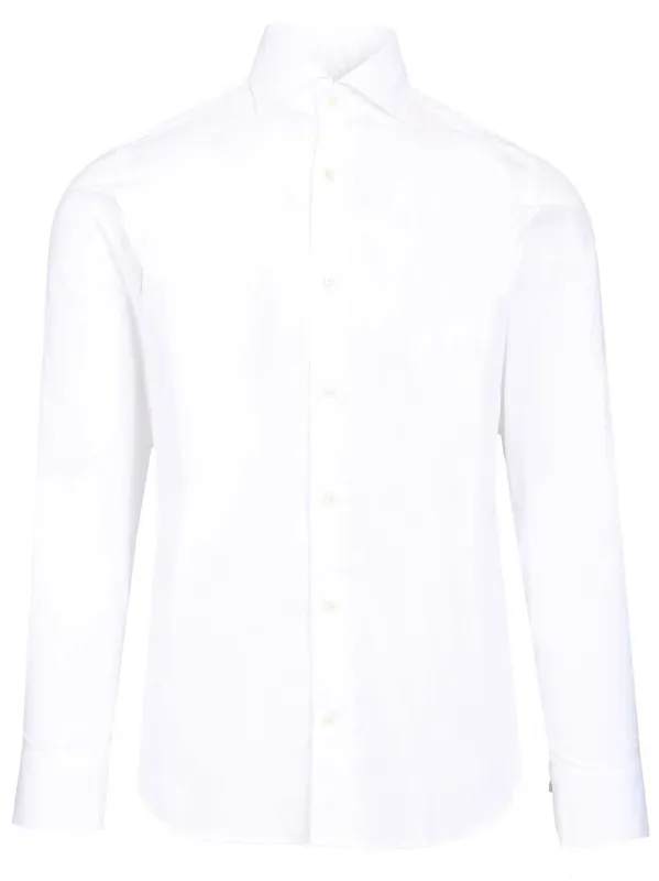 Camicia 100 Cotone Shirts White made by Wanan Luxury
