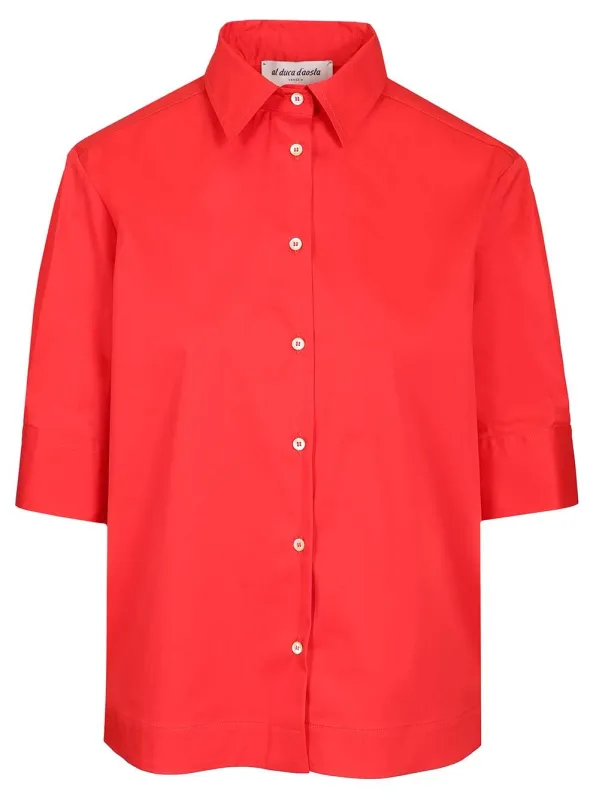 Camicia Mm Shirts Red made by Wanan Luxury