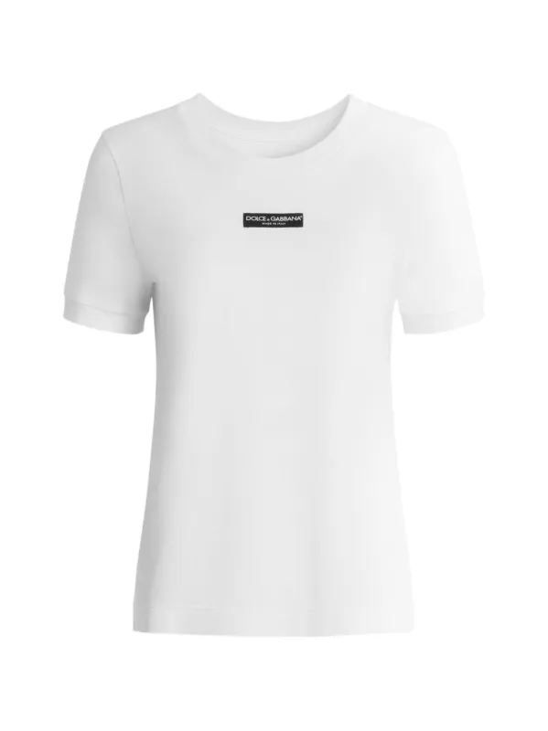 Logo Cotton T-Shirt made by Dolce & Gabanna