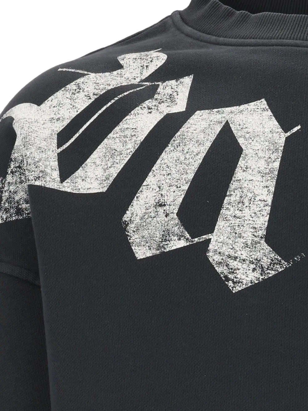 Sweatshirt With Lettering Sweatshirts Black sold by Wanan Luxury product image thumbnail 3