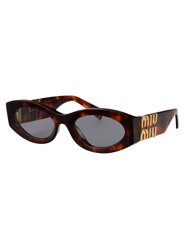 0MU 11WS OVAL Sunglasses made by Miu Miu