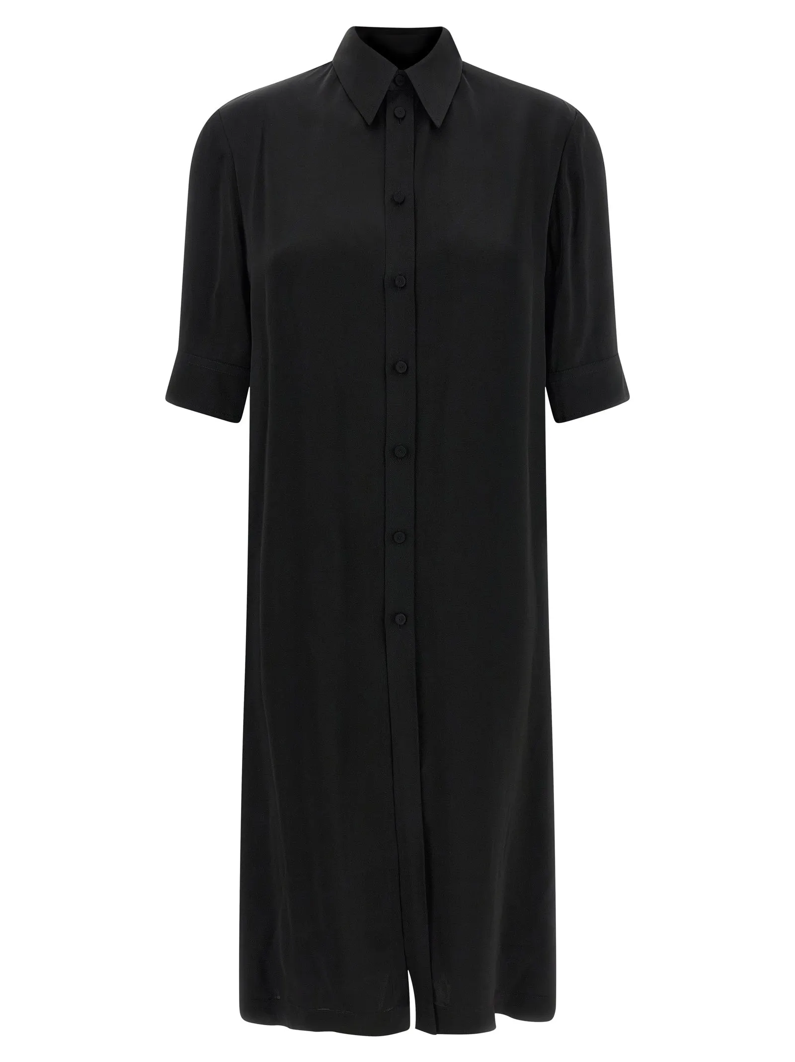 Long Shirt Shirt And Blouse Black sold by Wanan Luxury