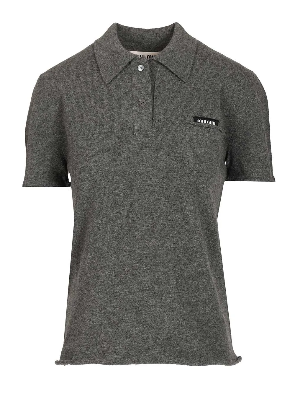 Cashmere Polo Shirt Grey sold by Wanan Luxury