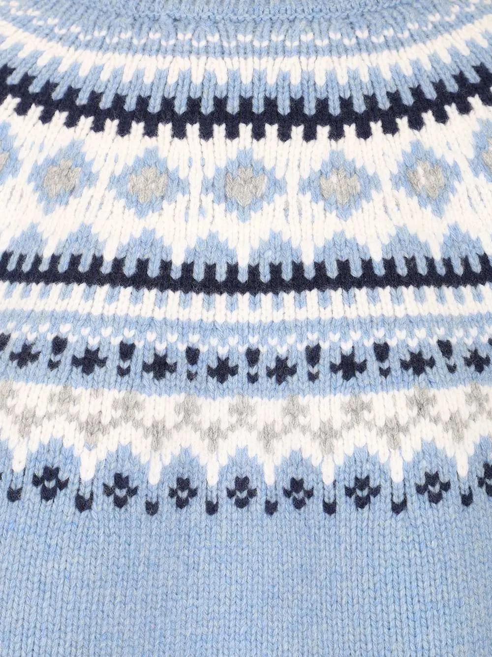 Wool Sweater Knitwear Light Blue sold by Wanan Luxury product image thumbnail 4