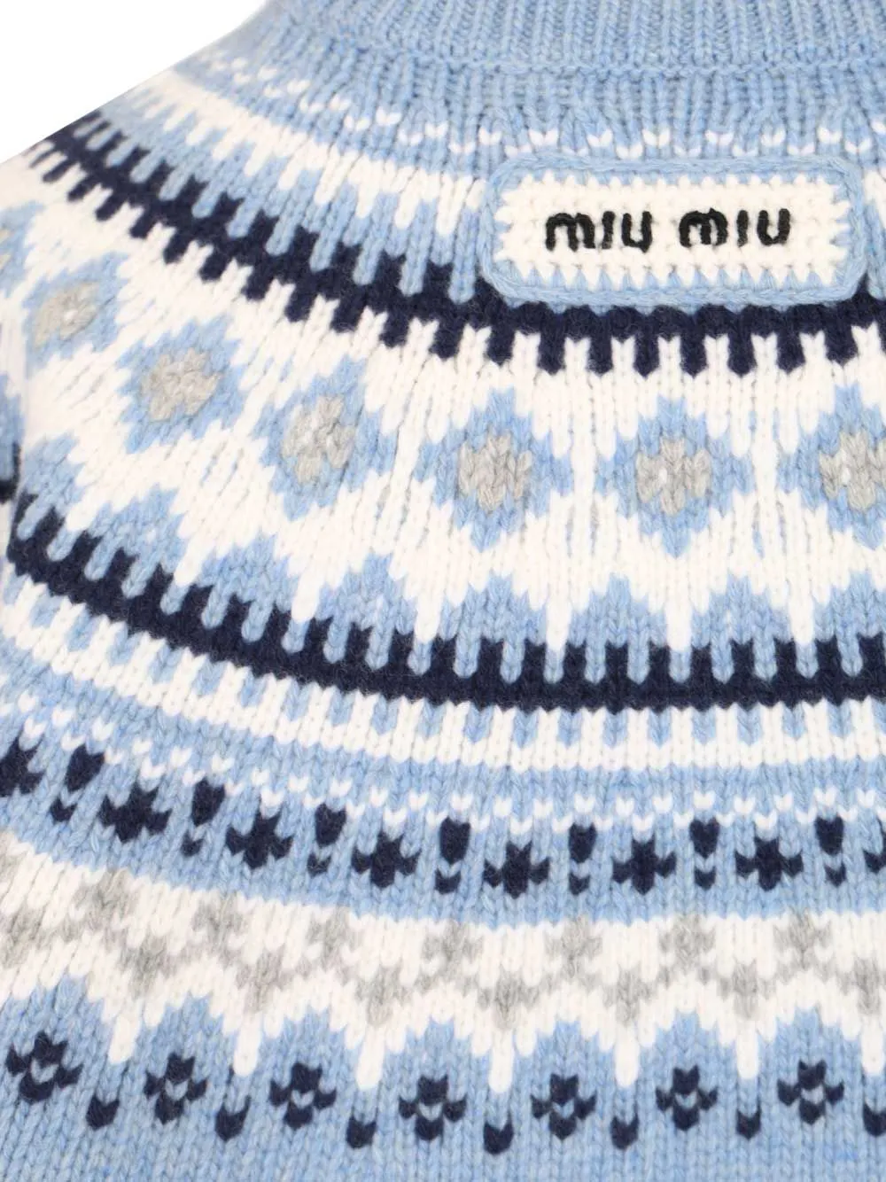 Wool Sweater Knitwear Light Blue sold by Wanan Luxury product image thumbnail 5