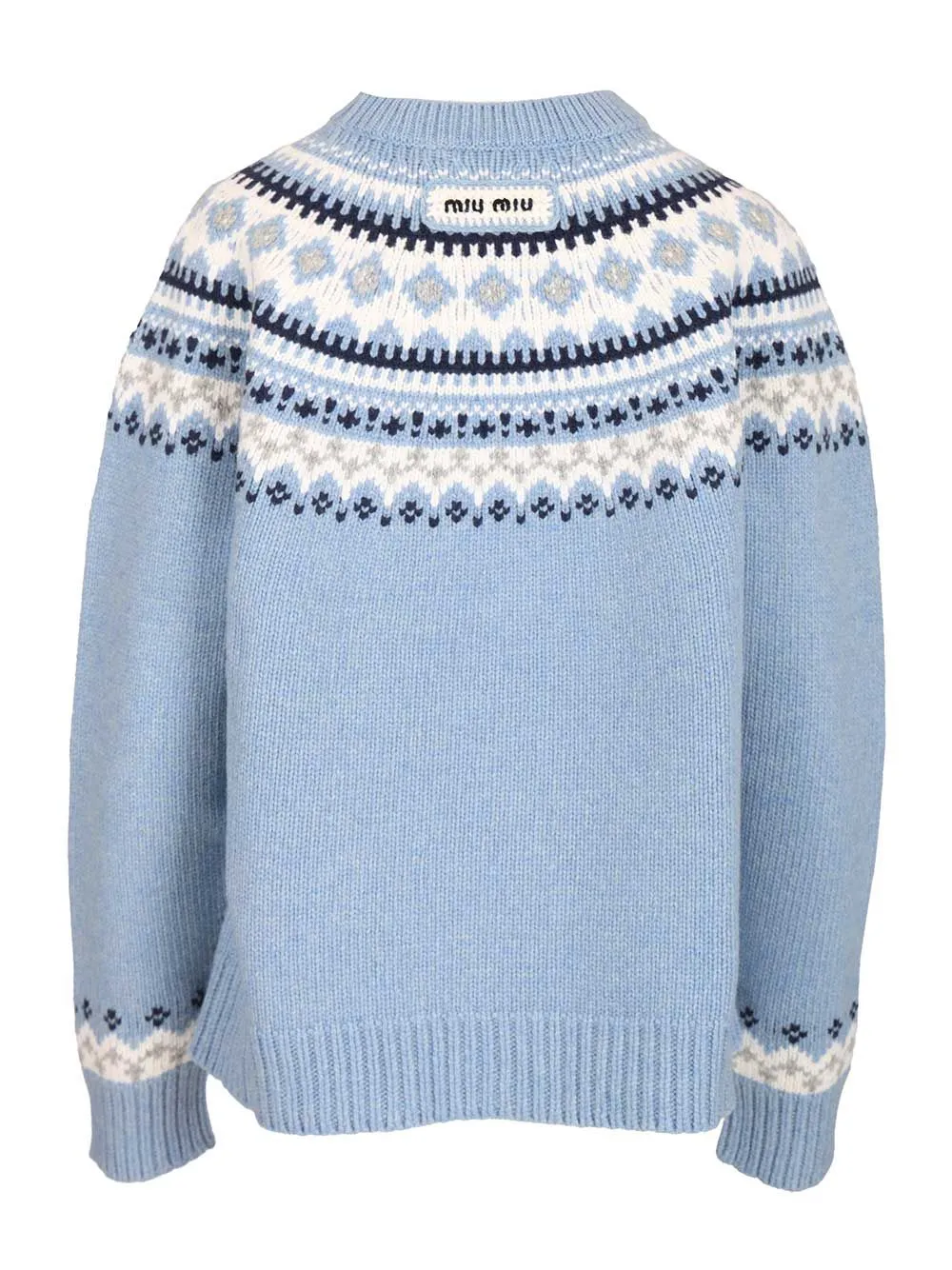 Wool Sweater Knitwear Light Blue sold by Wanan Luxury product image thumbnail 2
