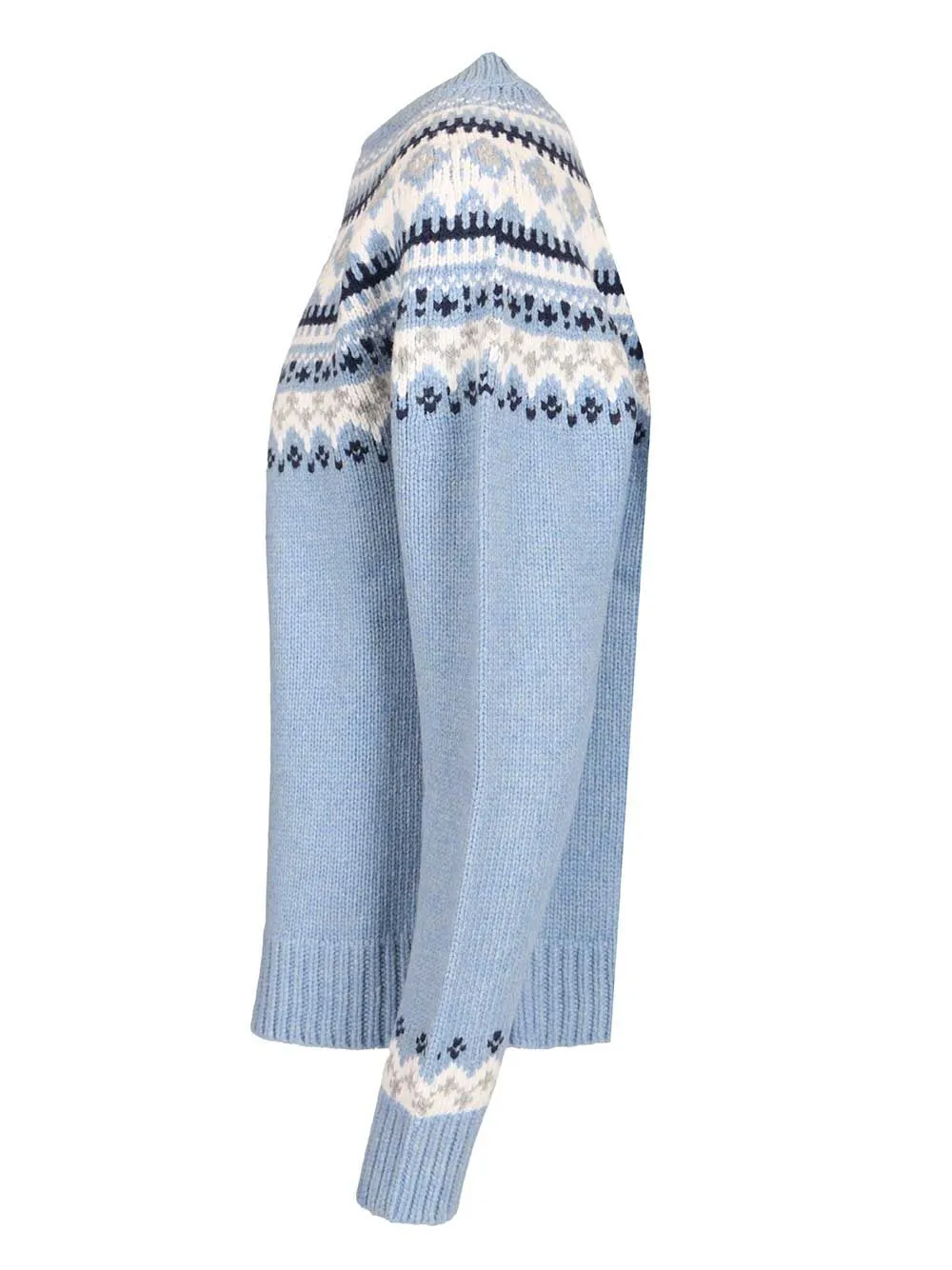 Wool Sweater Knitwear Light Blue sold by Wanan Luxury product image thumbnail 3