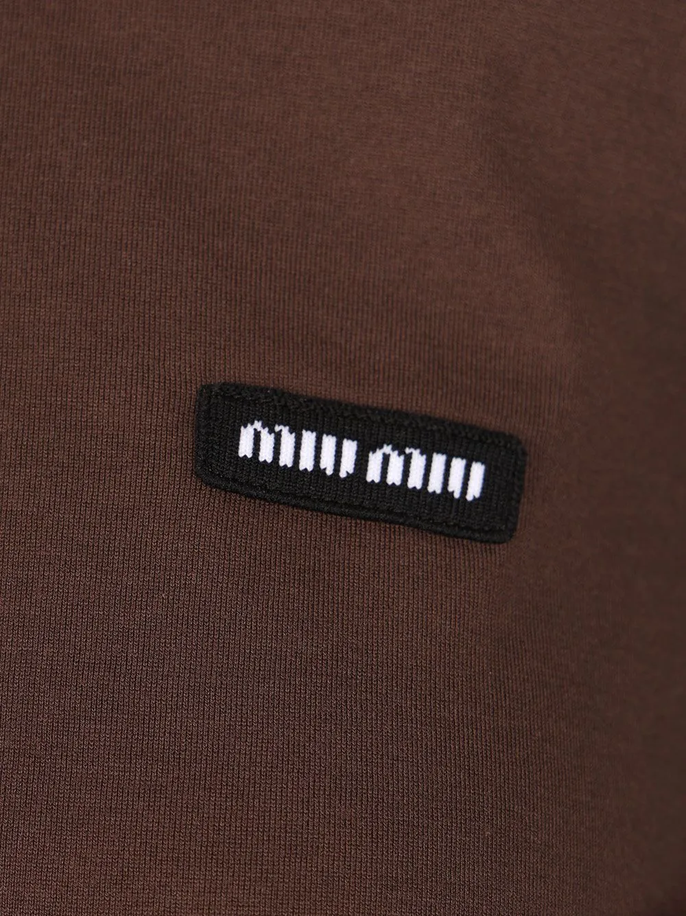 Long-Sleeved Double-Layer T-Shirt Brown sold by Wanan Luxury product image thumbnail 4