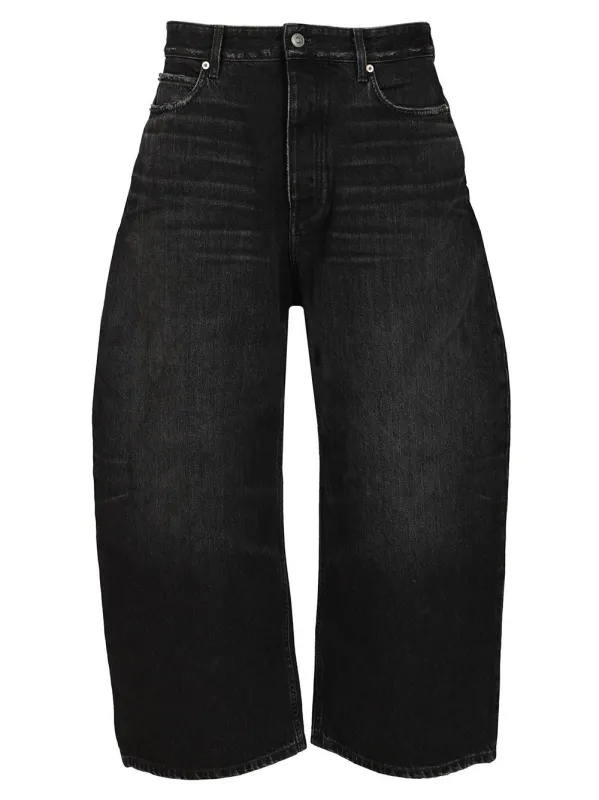 Curved-Leg Jeans Black made by Balenciaga