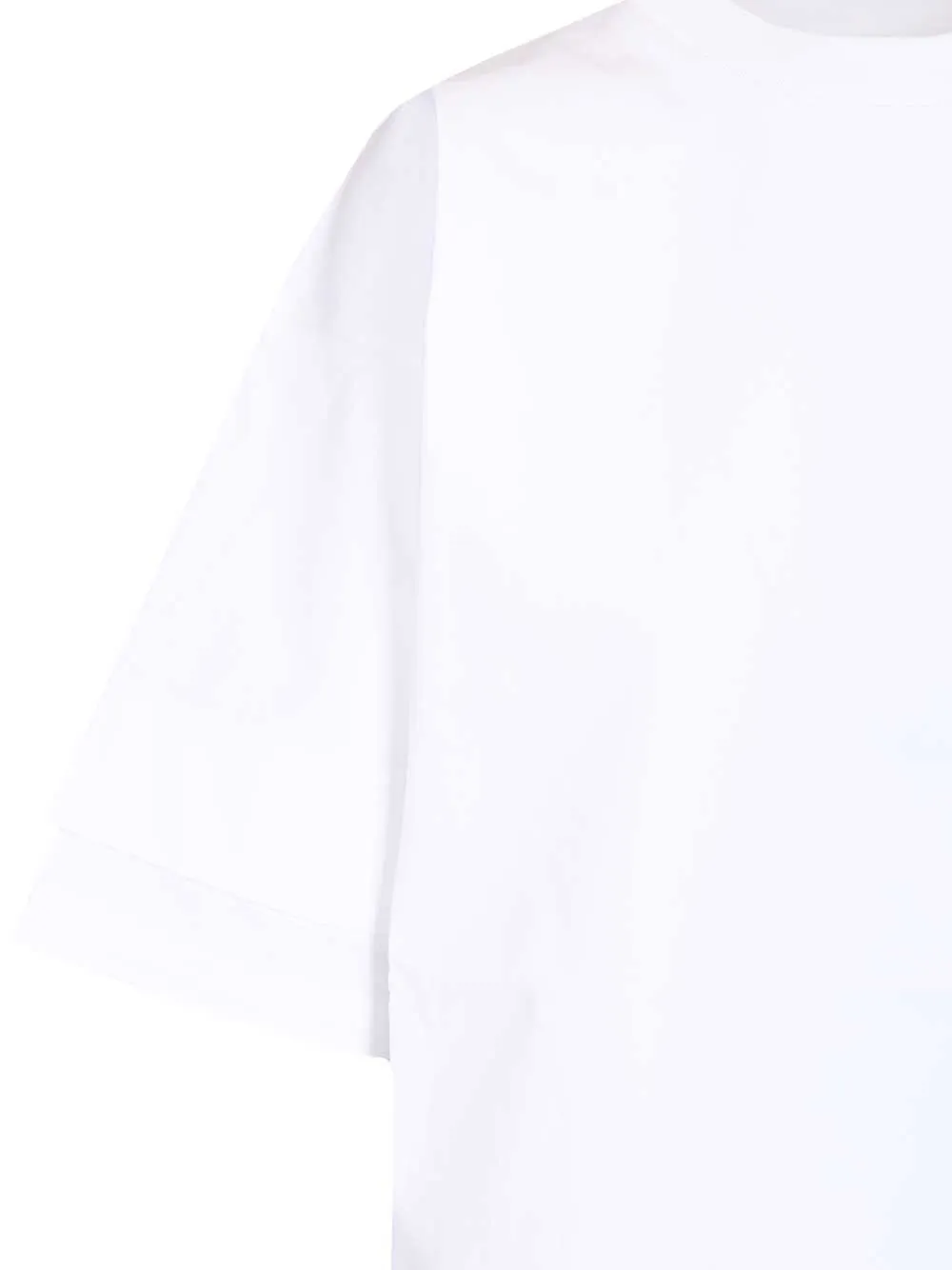Layered Cotton T-Shirt White sold by Wanan Luxury product image thumbnail 3