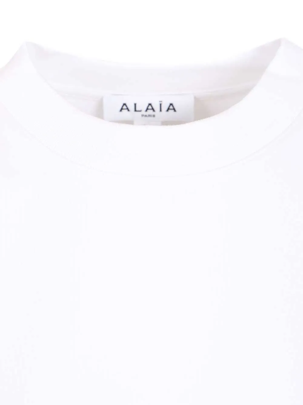 Layered Cotton T-Shirt White sold by Wanan Luxury product image thumbnail 4