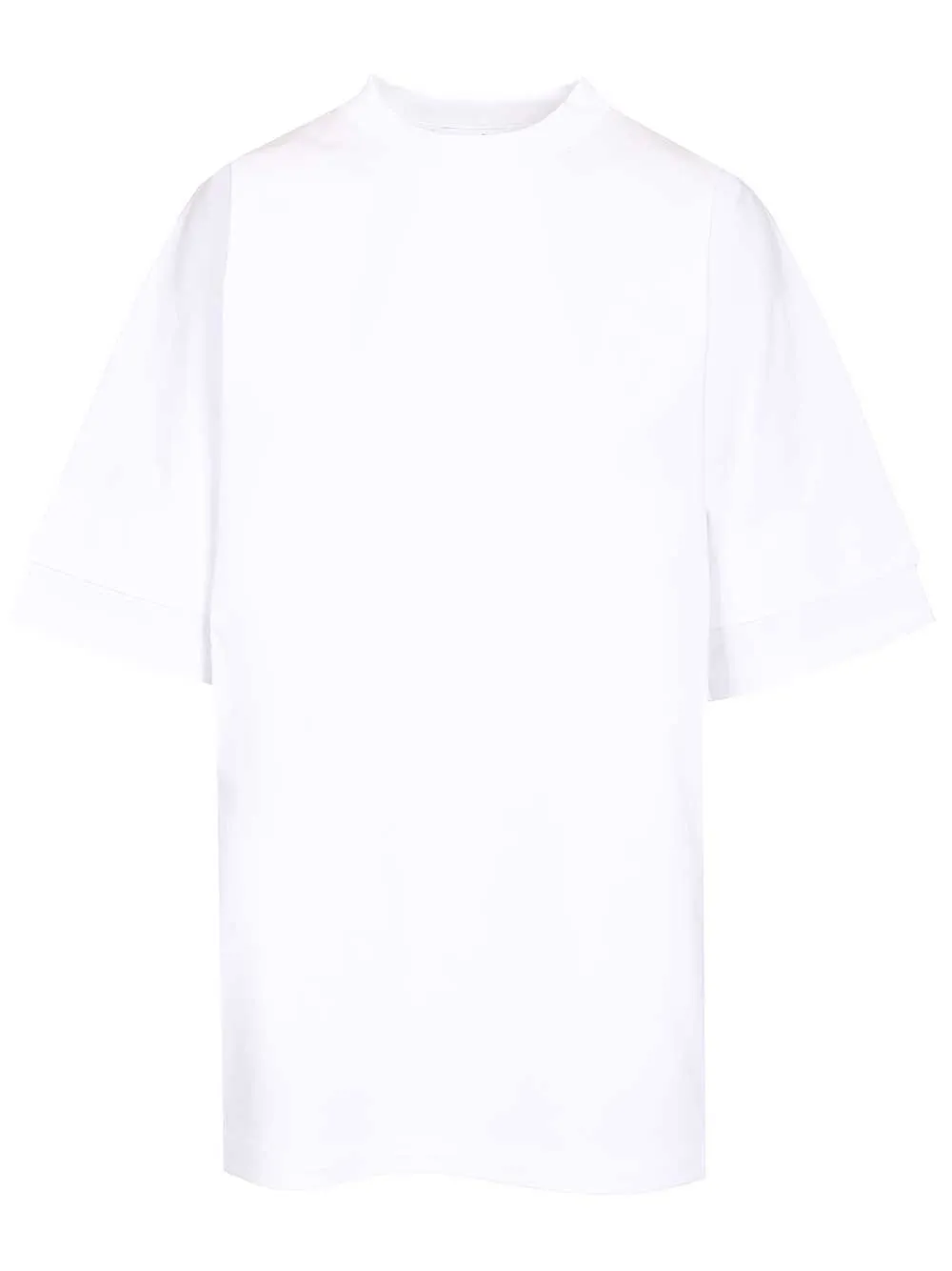 Layered Cotton T-Shirt White sold by Wanan Luxury