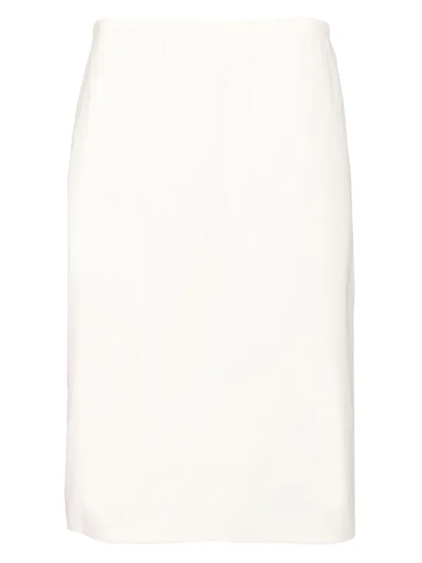 Ivera Skirt White made by The Row
