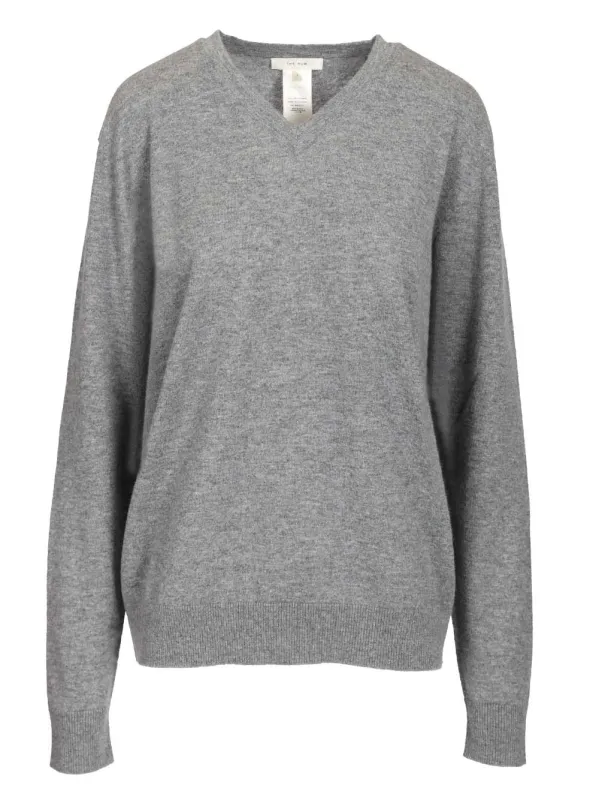 Nina Cashmere Sweater Knitwear Grey made by The Row
