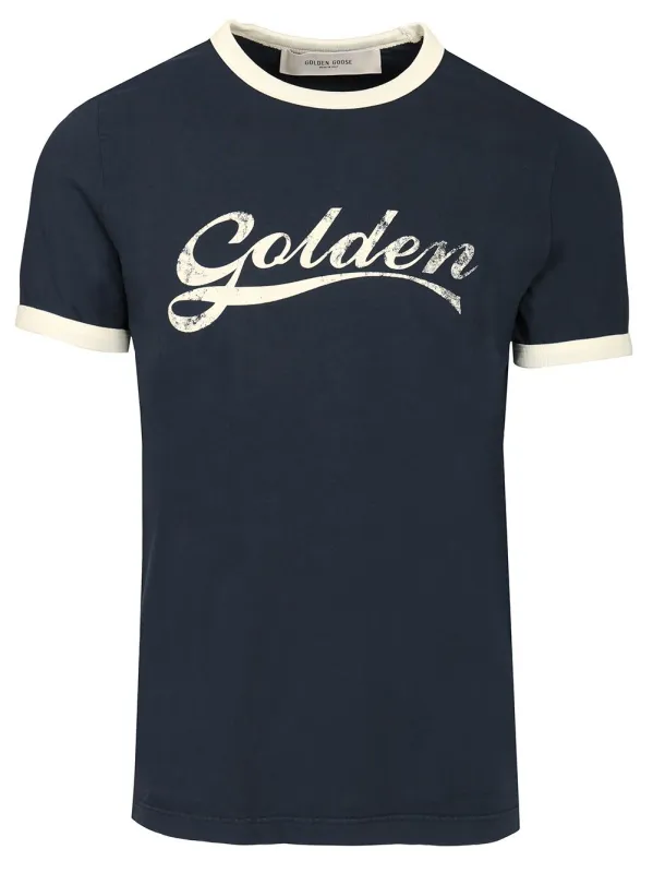 Journey T-Shirt Blue made by Golden Goose