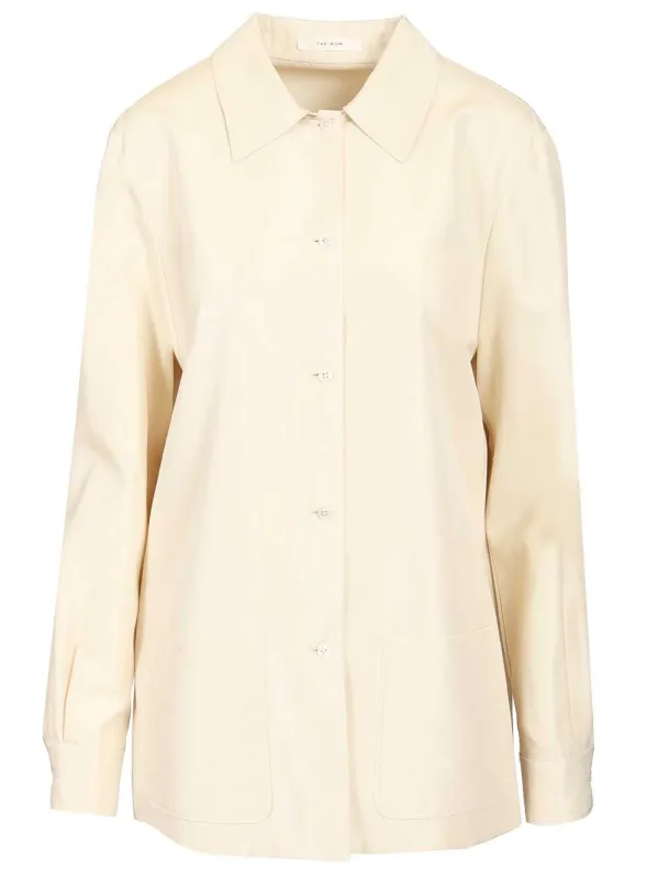 Lucetta Silk Shirt Shirts White made by The Row