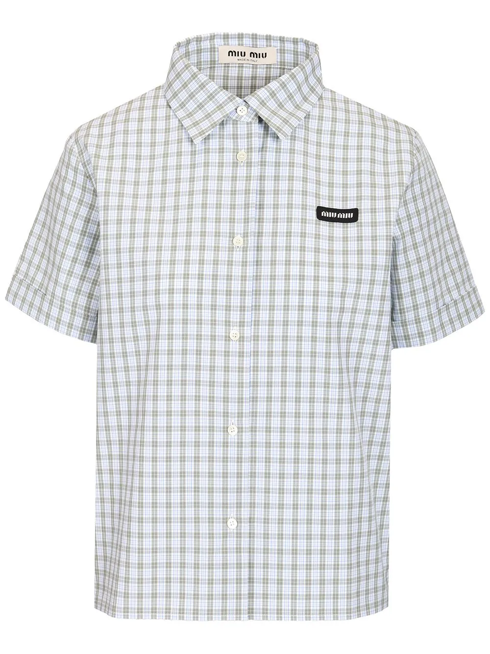 Checked Poplin Shirt Multicolor sold by Wanan Luxury