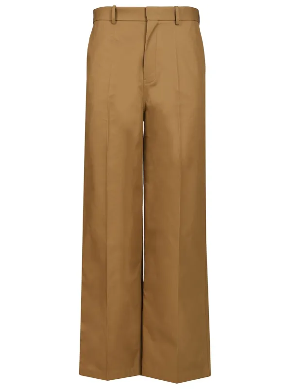 Wide Chino Trousers Beige made by Balenciaga