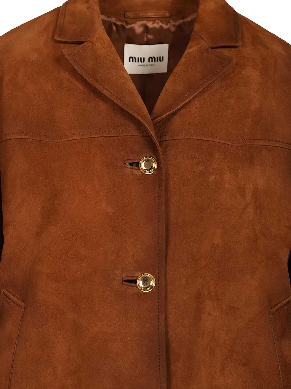Suede Jacket Brown sold by Wanan Luxury product image thumbnail 5