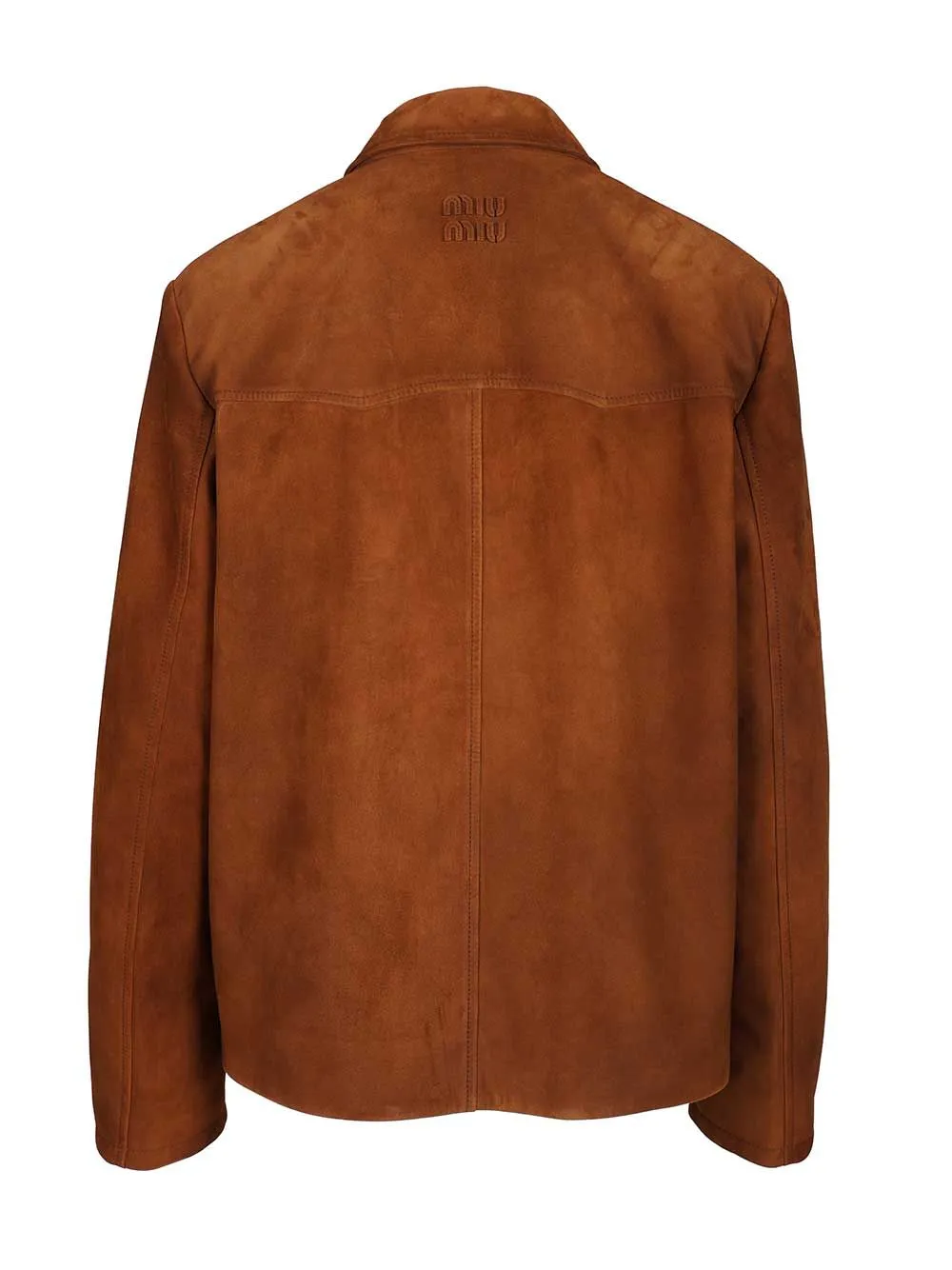 Suede Jacket Brown sold by Wanan Luxury product image thumbnail 2