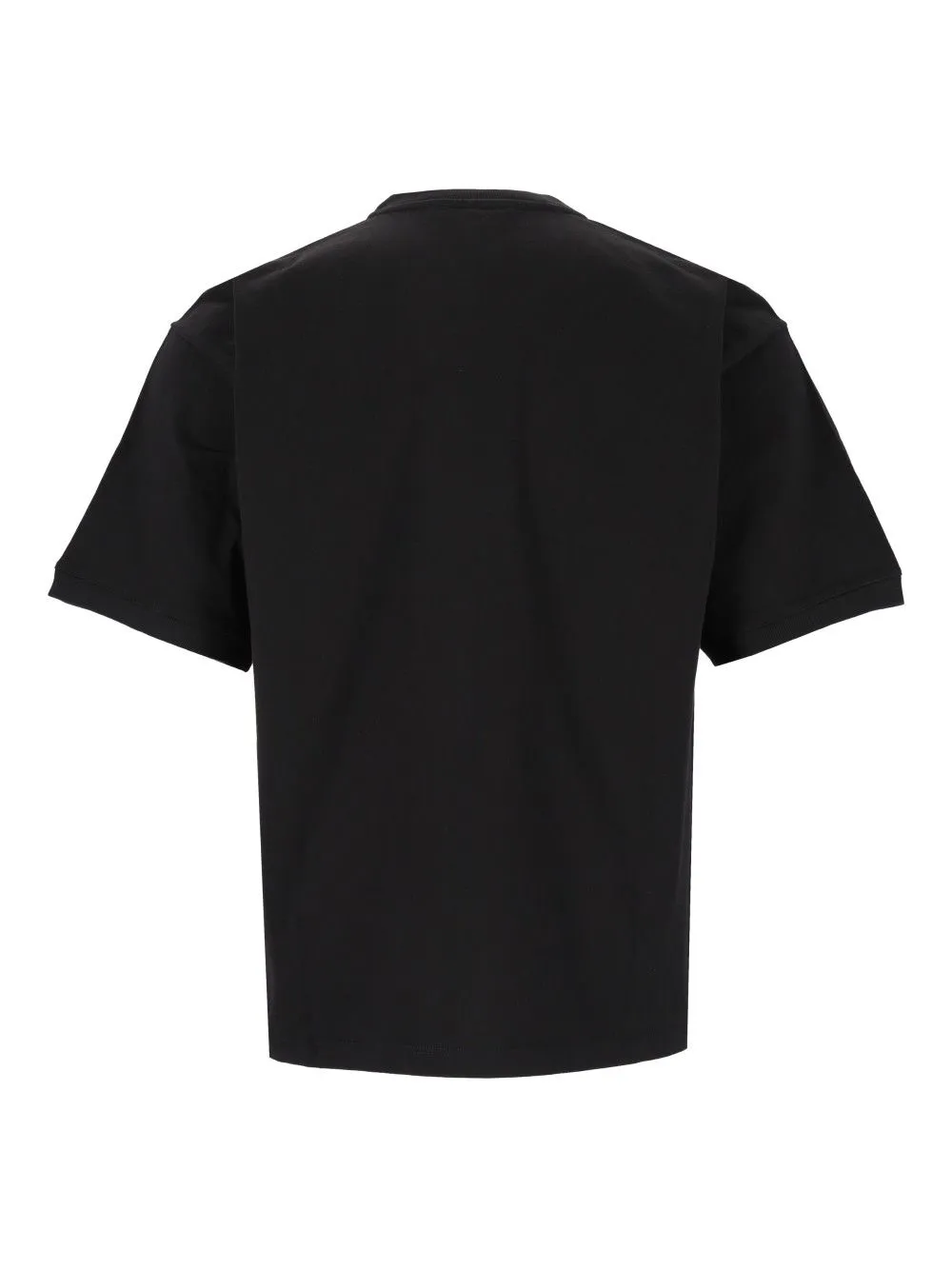 Regular-Fit Cotton Jersey With Print T-Shirt Black sold by Wanan Luxury product image thumbnail 2