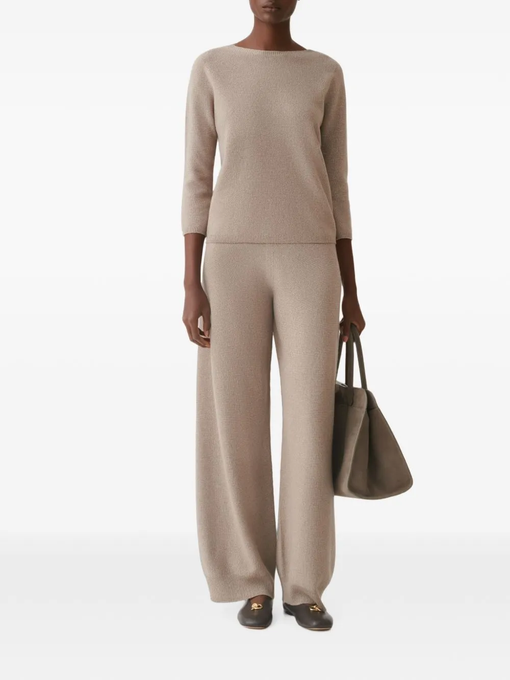 Wool Blend Trousers sold by Wanan Luxury product image thumbnail 2