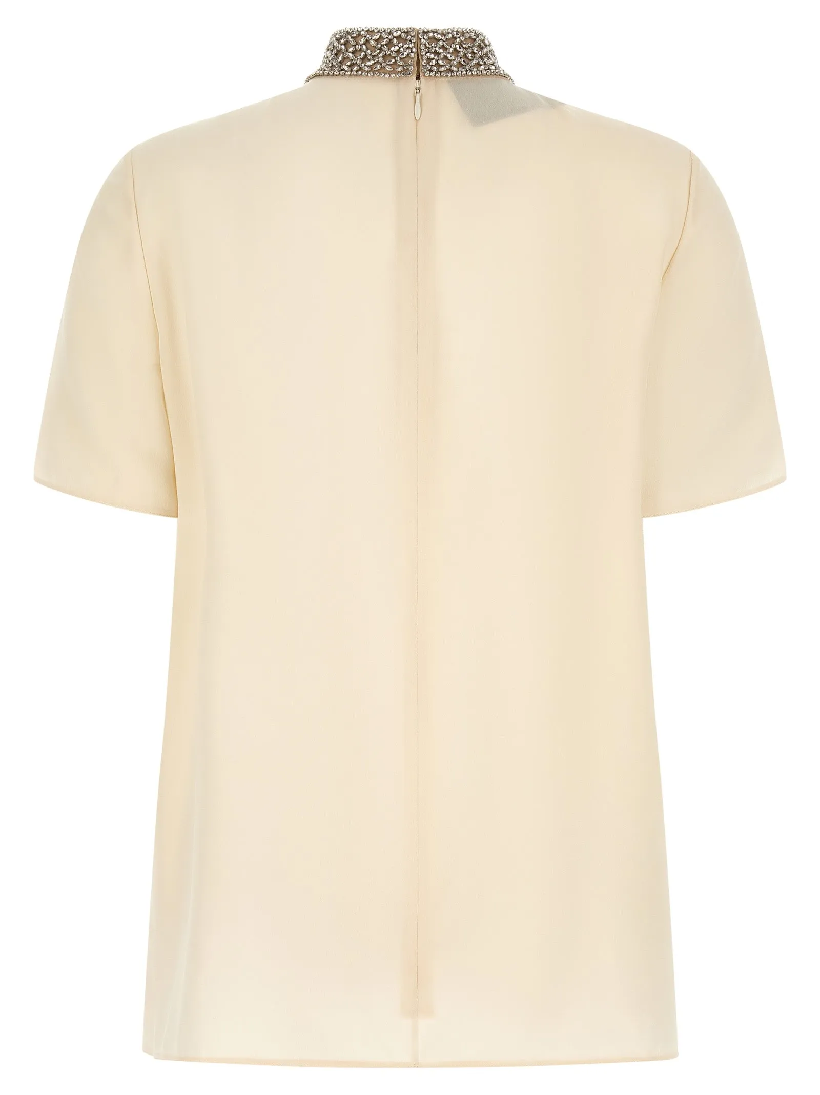 Valentino Garavani Jewel Collar Top White sold by Wanan Luxury product image thumbnail 2