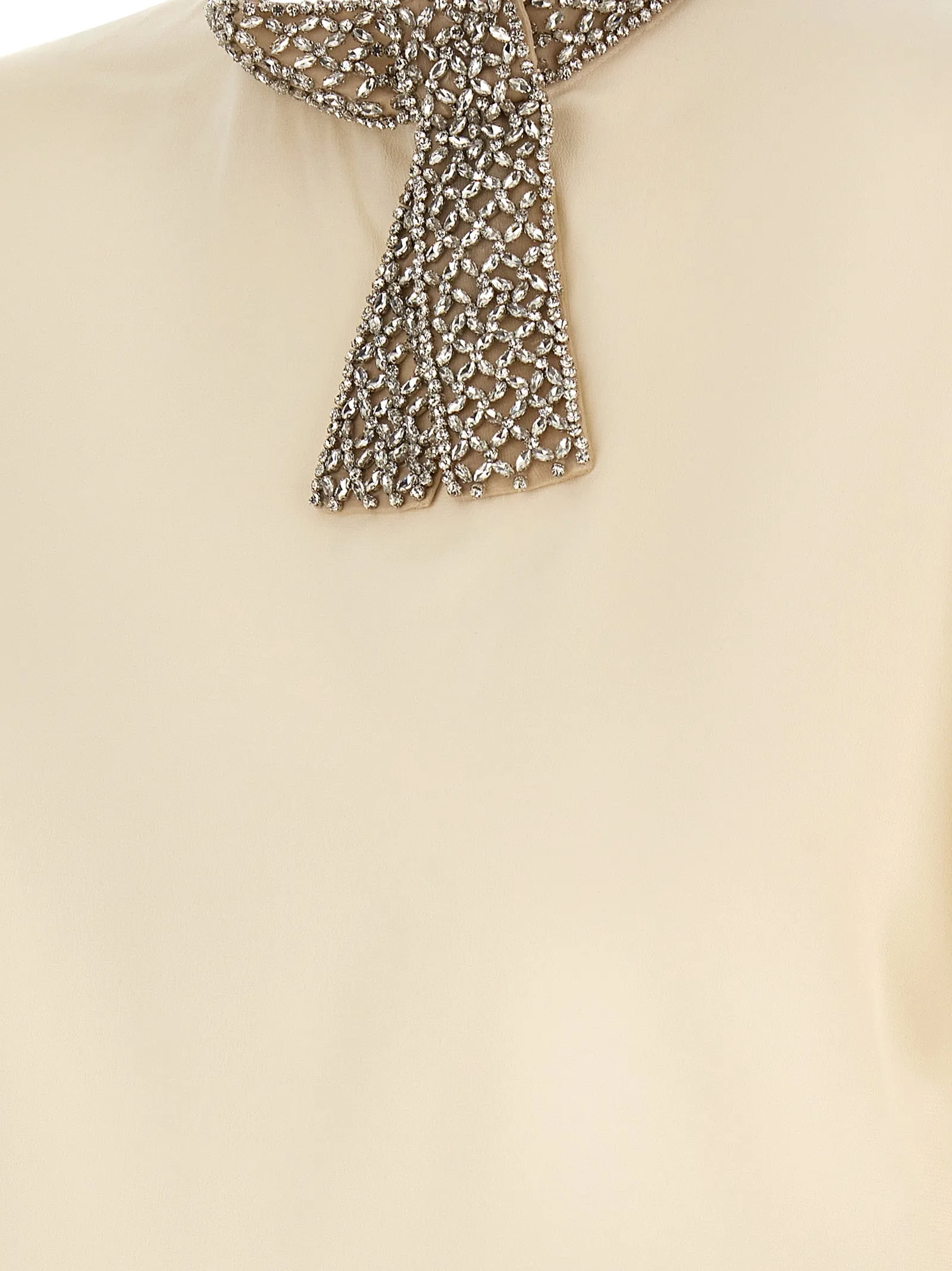 Valentino Garavani Jewel Collar Top White sold by Wanan Luxury product image thumbnail 4