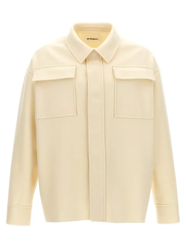 Cloth Shirt White made by Jil Sander