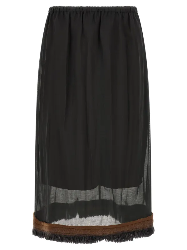 Ophelia Skirts Black made by Tela