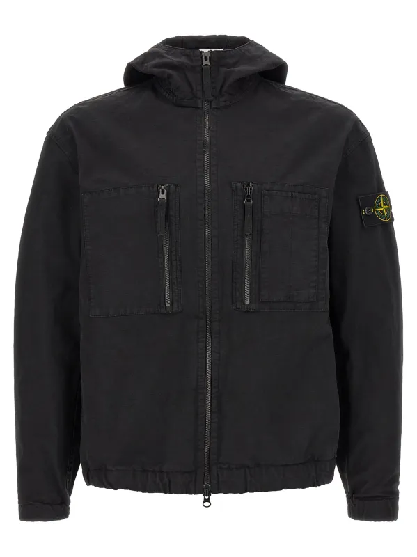 1200011 Puffer Jackets Black made by Stone Island
