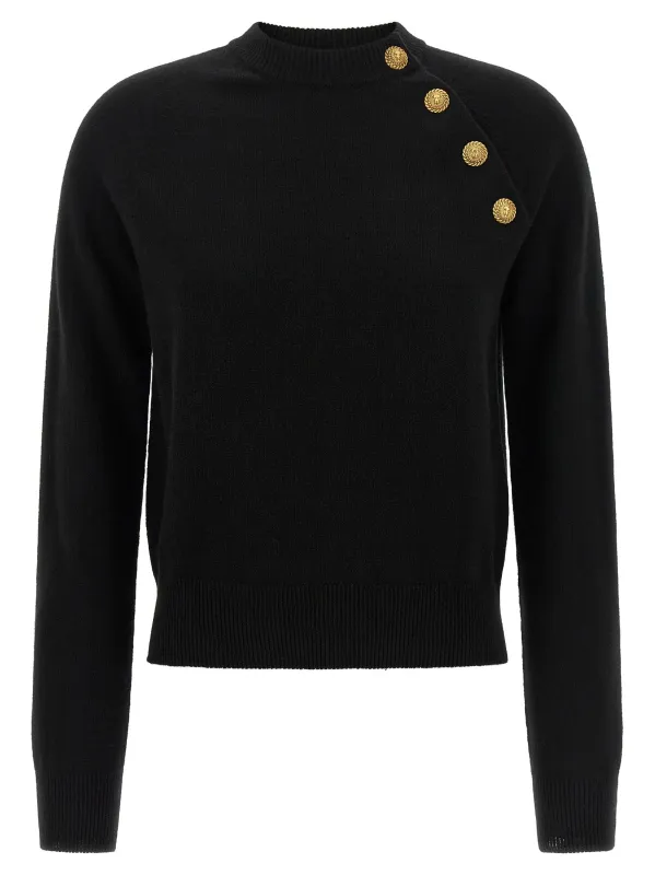Leone Catena Sweaters And Cardigans Black made by Balmain
