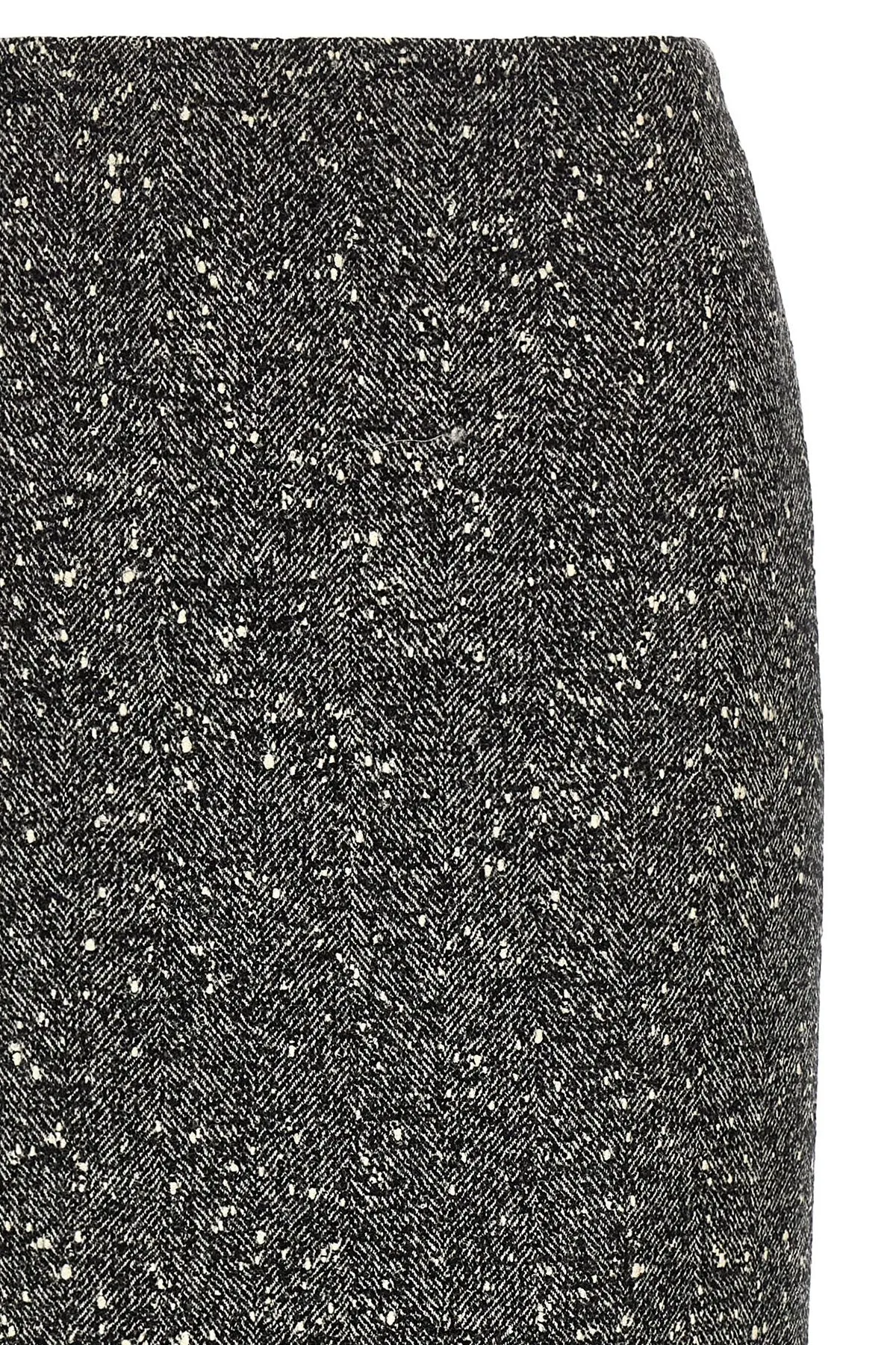 Valentino Garavani Chevron Bouclé Skirt White/Black sold by Wanan Luxury product image thumbnail 3