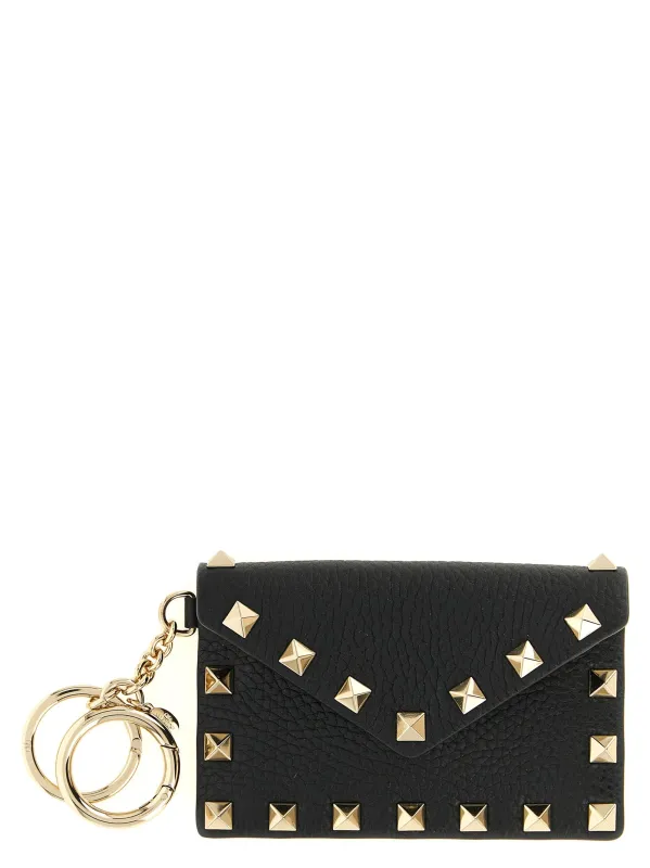 Rockstud Wallets And Card Holders Black made by Valentino Garavani