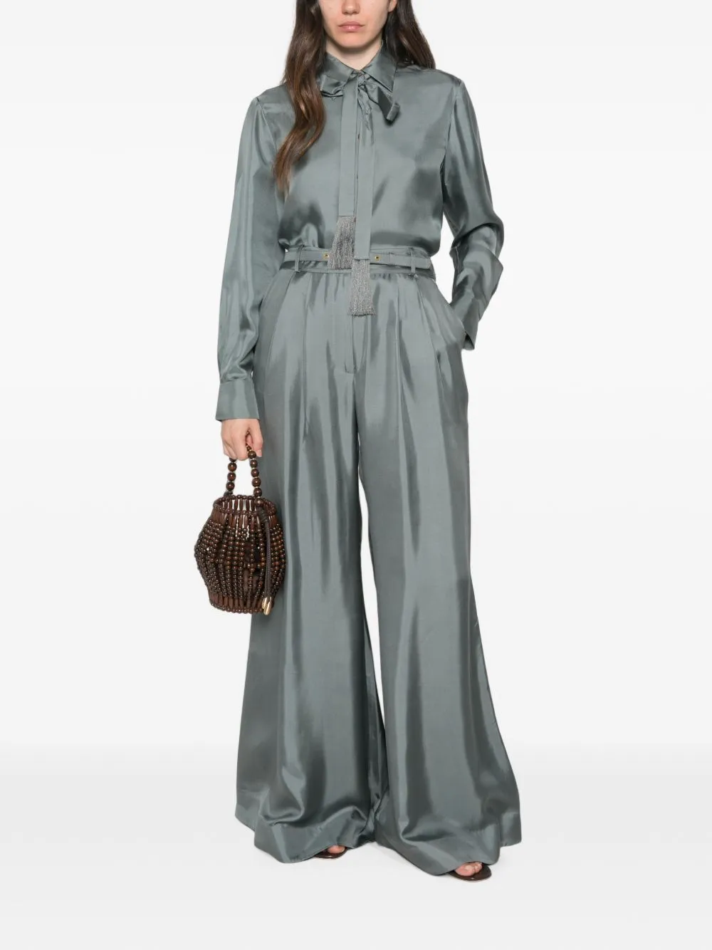 Silk Shirt sold by Wanan Luxury product image thumbnail 4