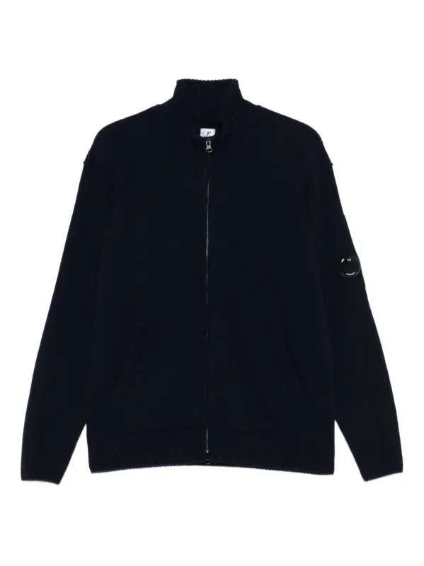 Wool Zipped Cardigan made by C.P. Company