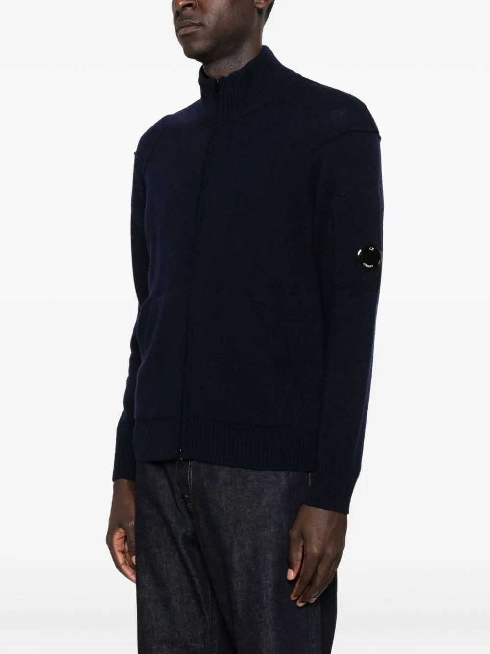 Wool Zipped Cardigan sold by Wanan Luxury product image thumbnail 2