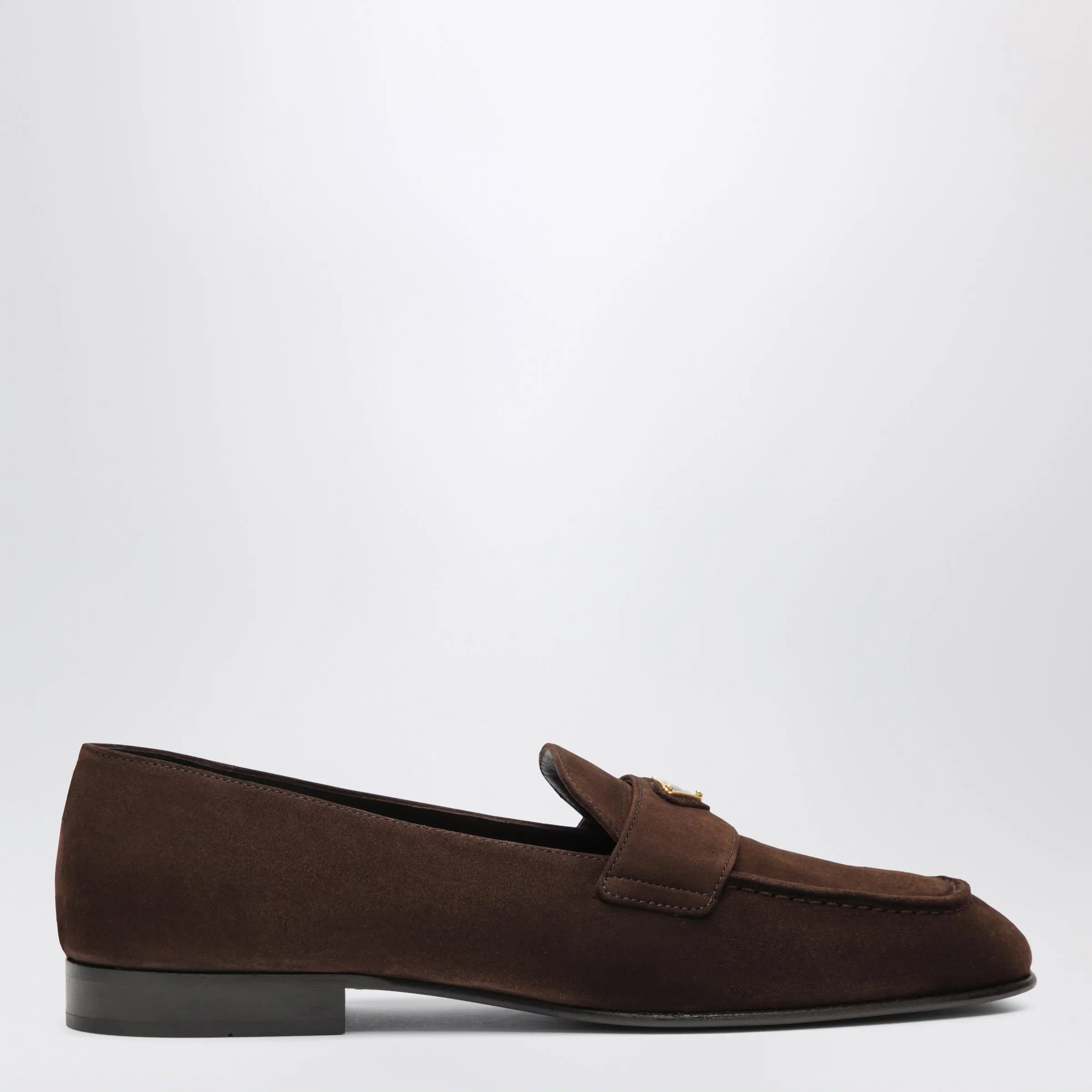 Suede Loafers In Dark Brown sold by Wanan Luxury