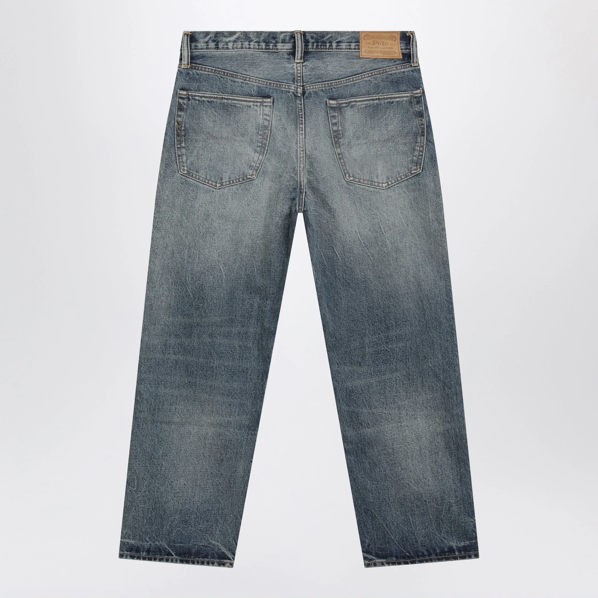 Washed Denim Jeans sold by Wanan Luxury product image thumbnail 2