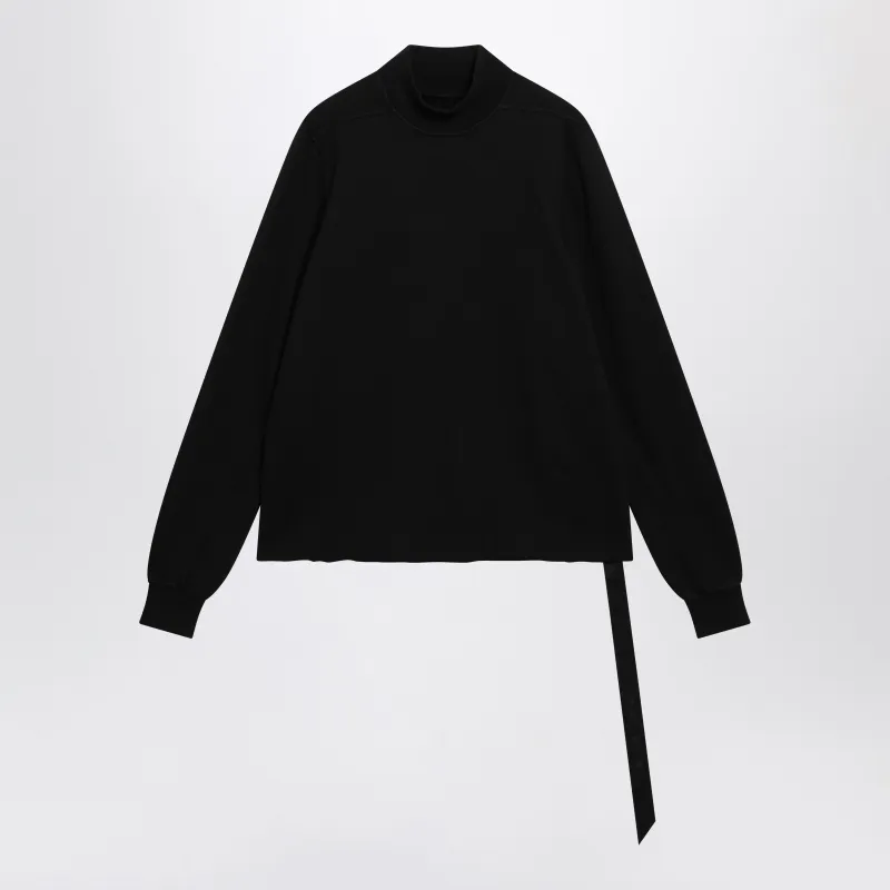 Black Sweatshirt In Cotton made by Rick Owens