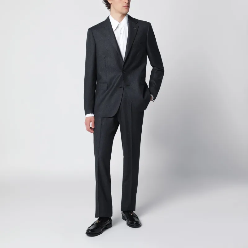 Black Wool Trousers made by Tagliatore