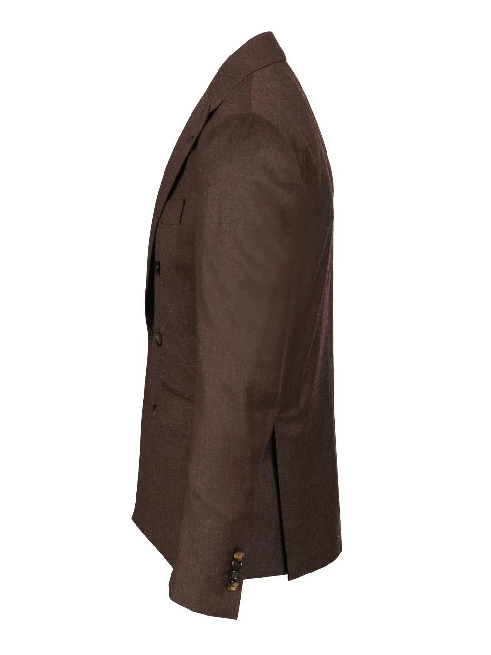 Flannel Double-Breasted Suit Dresses Brown sold by Wanan Luxury product image thumbnail 3