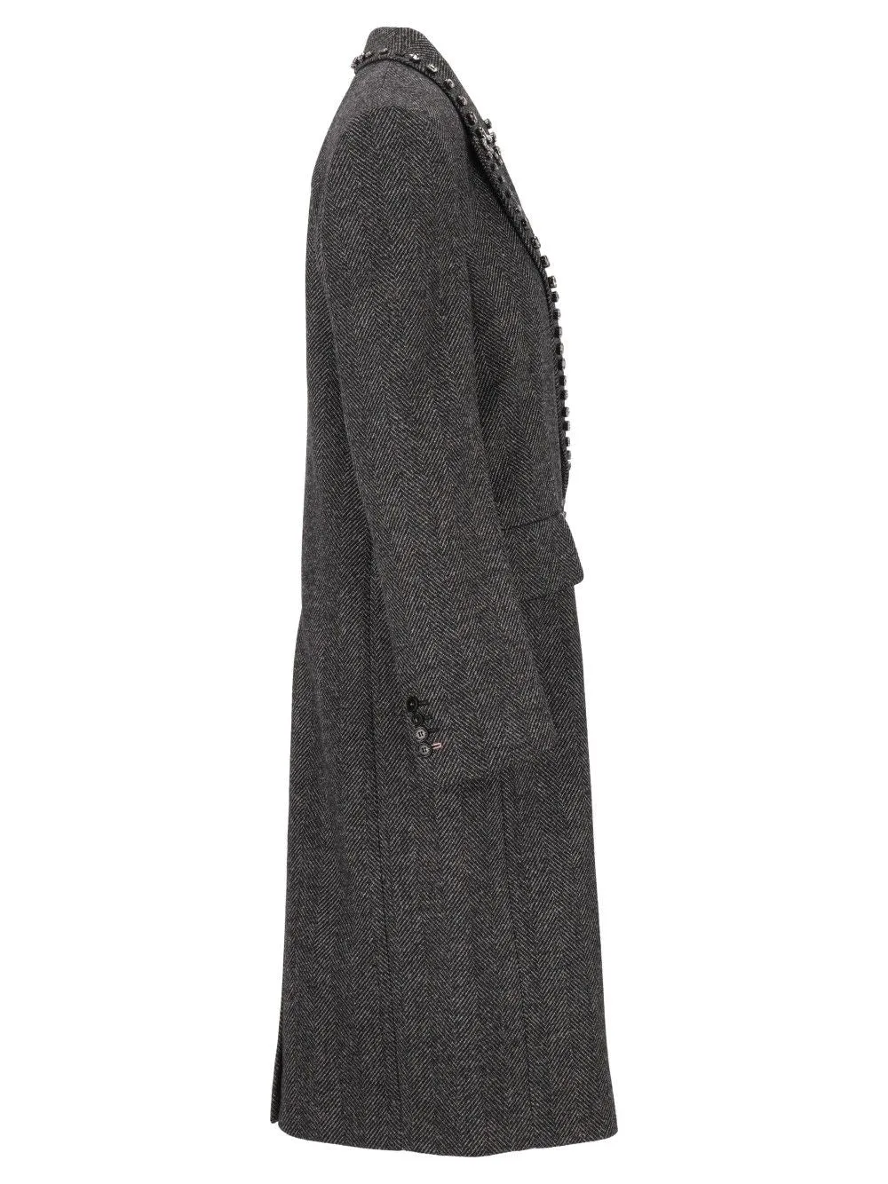 Embellished Coat Grey sold by Wanan Luxury product image thumbnail 3