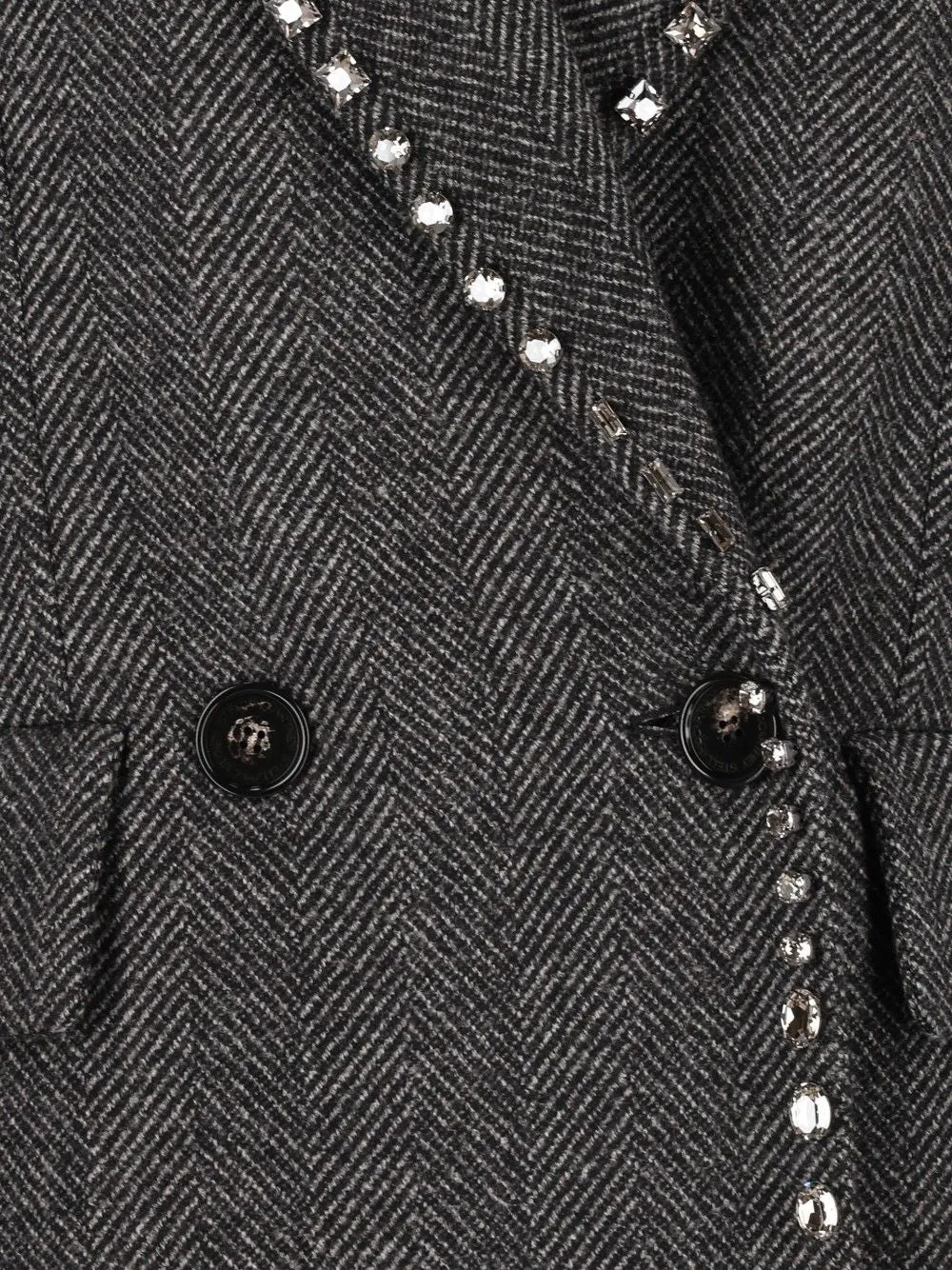 Embellished Coat Grey sold by Wanan Luxury product image thumbnail 4