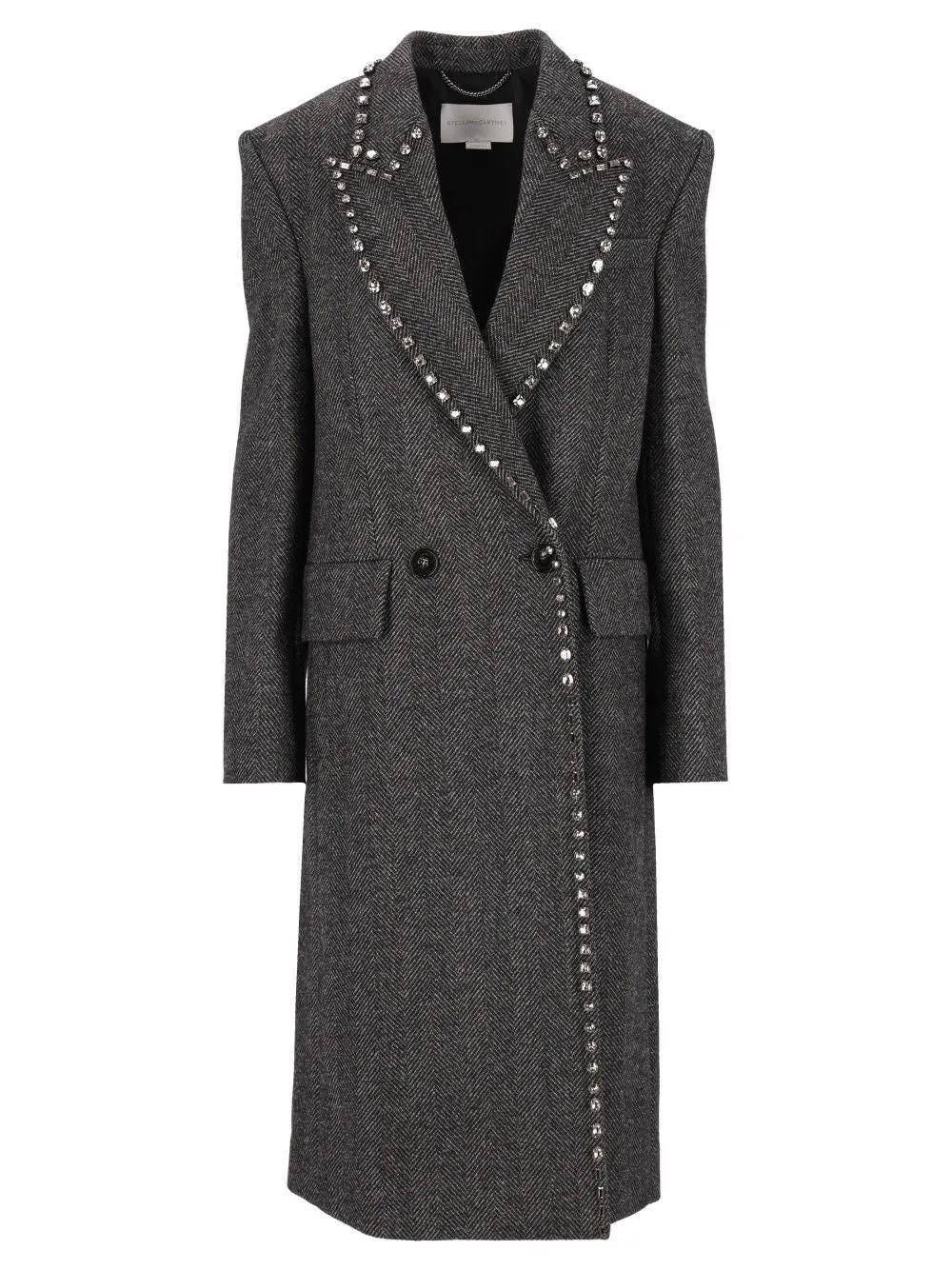 Embellished Coat Grey sold by Wanan Luxury