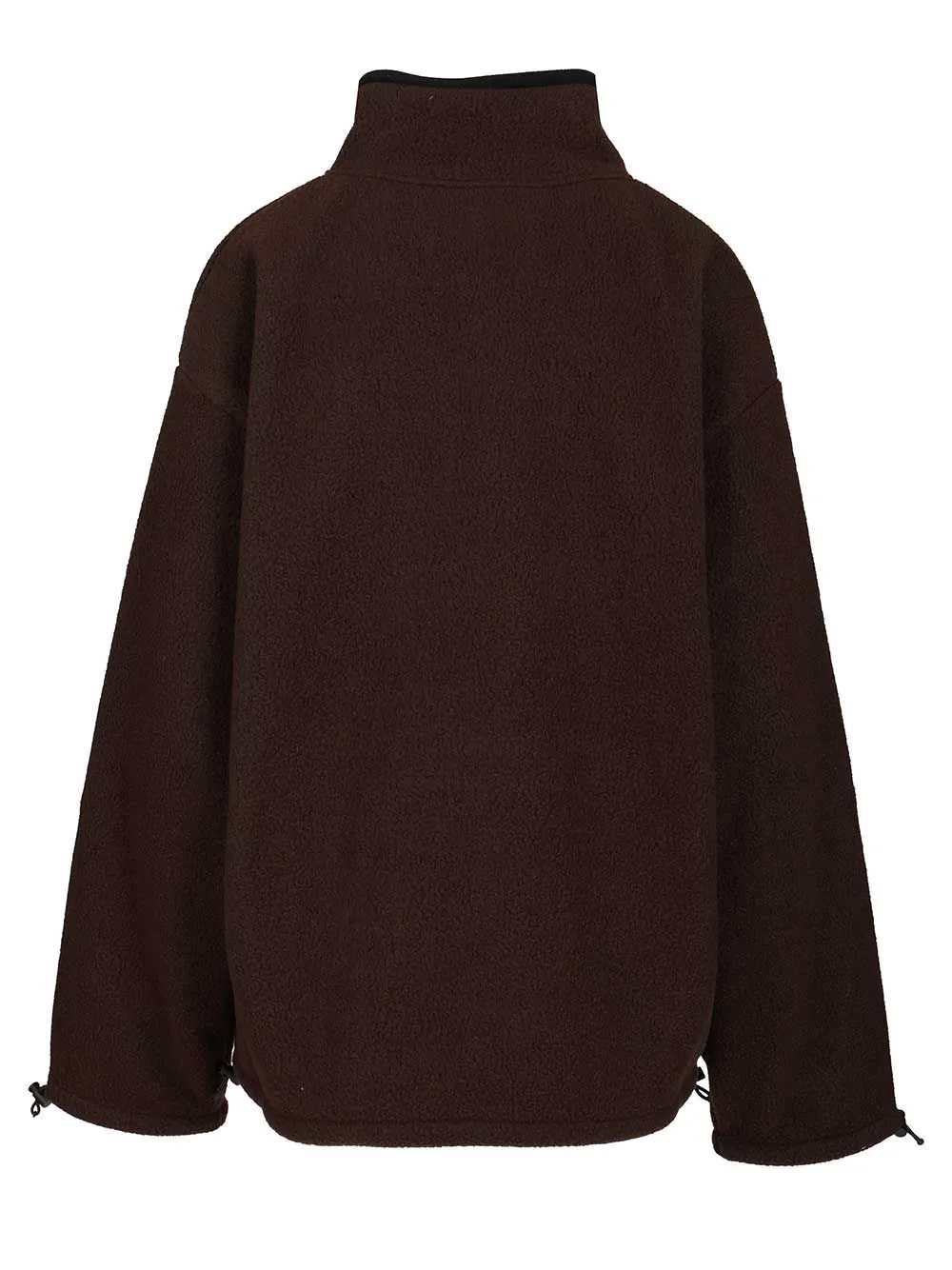 Zip Up Pile Sweatshirts Brown sold by Wanan Luxury product image thumbnail 2