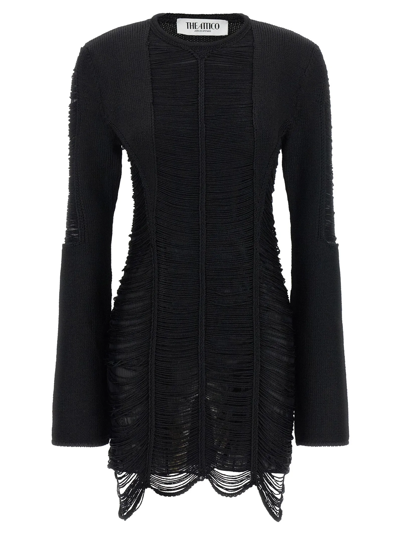 Fringed Dress Black sold by Wanan Luxury