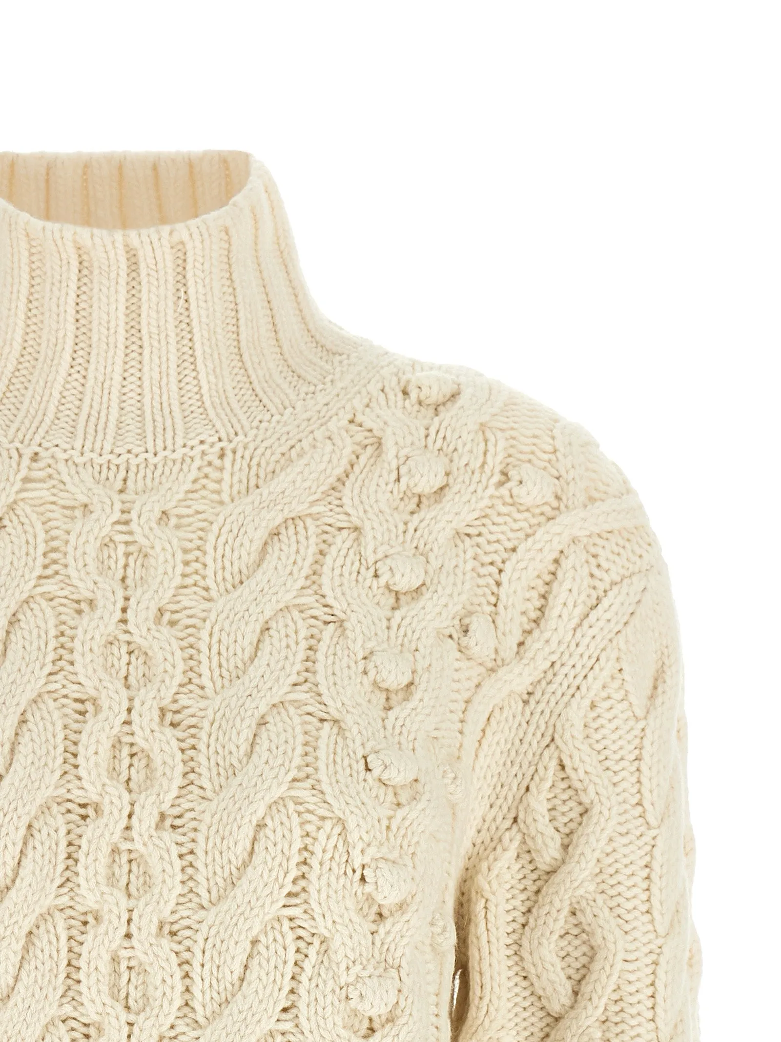 Bobble Sweaters And Cardigans White sold by Wanan Luxury product image thumbnail 3